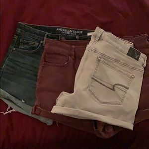 American Eagle Super-Stretch Hi-Rise Shorties